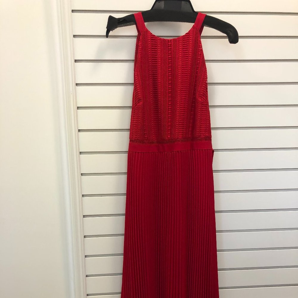 Red Sleevless Dress- Worth